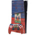 Haiti Flag Dark Wood PS5 Slim Digital Edition Console Skin